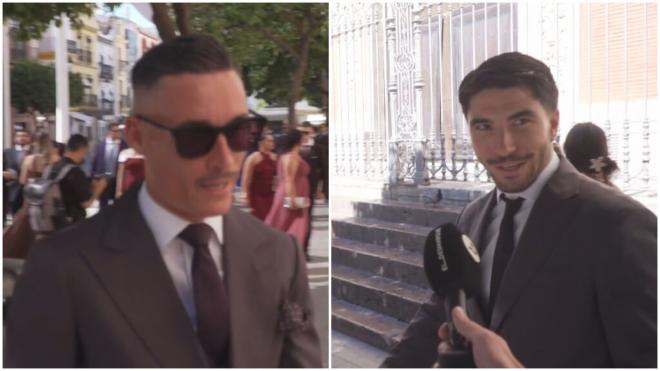 José Callejón y Carlos Soler estuvieron presentes en la boda de Fabián Ruiz.