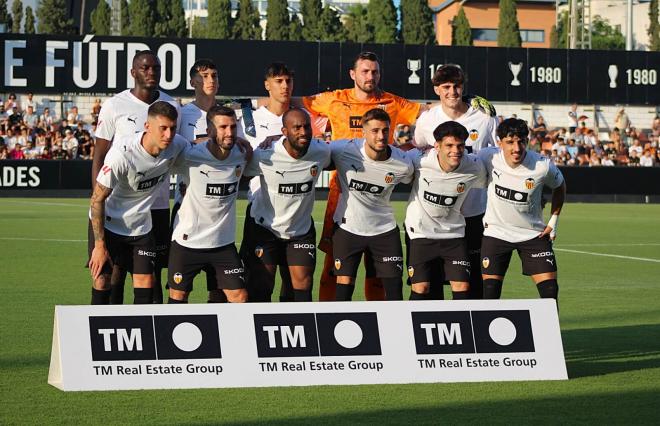 Once titular del Valencia CF