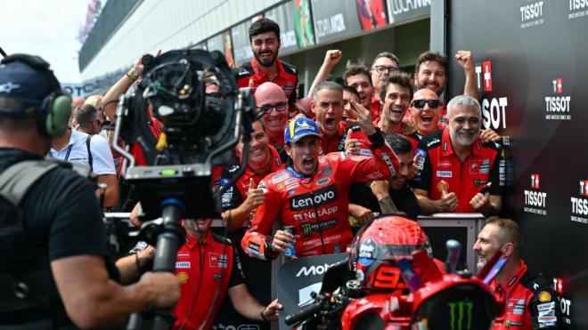 Marc Márquez, en Brno (Foto: Ducati).