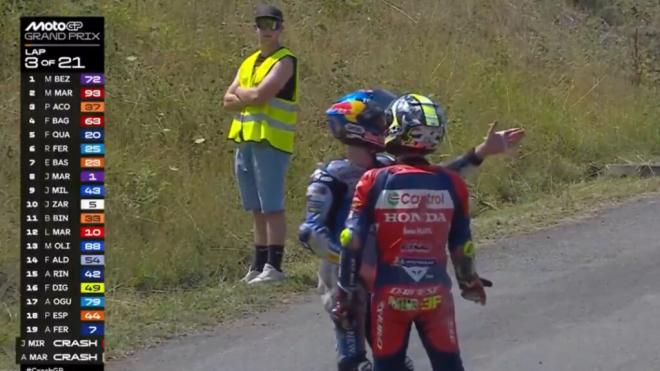 Álex Márquez y Joan Mir, en Brno (Foto: MotoGP).
