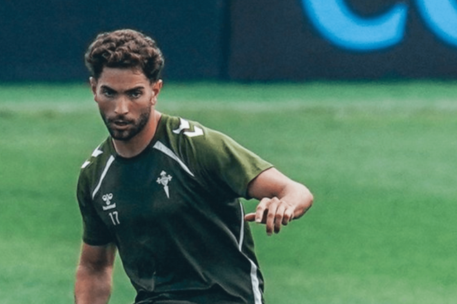 Javi Rueda en Afouteza (Foto: Celta).