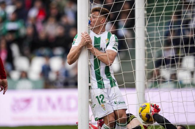 Alberto del Moral, con el Córdoba CF (Foto: EuropaPress).