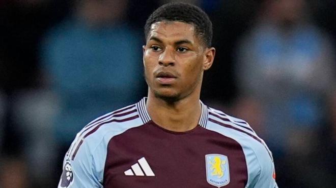 Marcus Rashford con el Aston Villa (Cordon Press)
