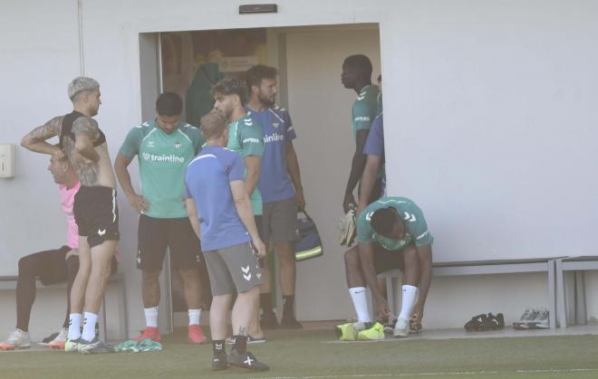 Nobel Mendy, en la ciudad deportiva (Foto: Kiko Hurtado)