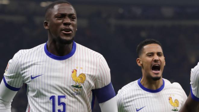 Konaté y Saliba en la selección francesa (Cordon Press)
