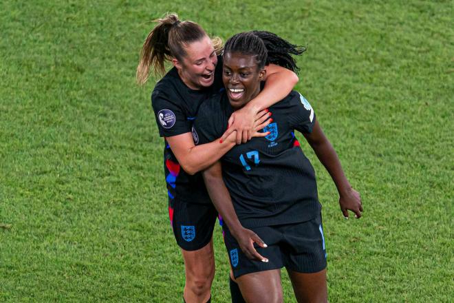 Michelle Agyemang celebra su gol en el Inglaterra-Italia de la Euro 2025 (Foto: Cordon Press).