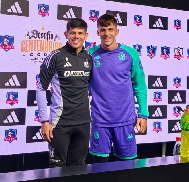 Iván Alejo junto a Esteban Pávez