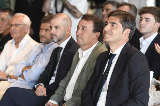 Manu Fajardo, Catalán y Ángel Haro, en una comparecencia de prensa (Foto: Kiko Hurtado)