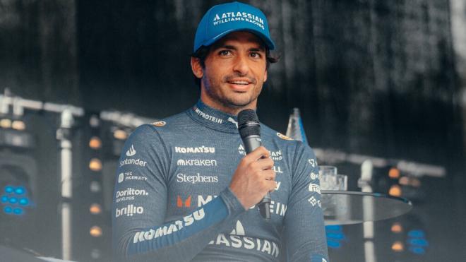 Carlos Sainz, con los colores de Williams (Foto: Williams Racing).