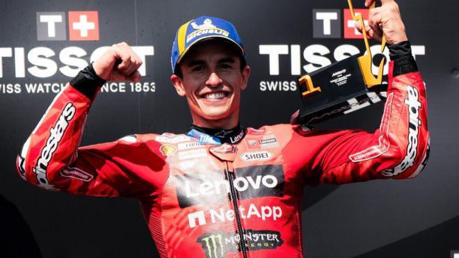 Marc Márquez, en Brno (Foto: Ducati).
