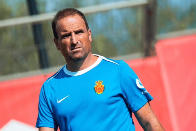Jagoba Arrasate ha descartado a Copete hoy (Foto: RCD Mallorca)
