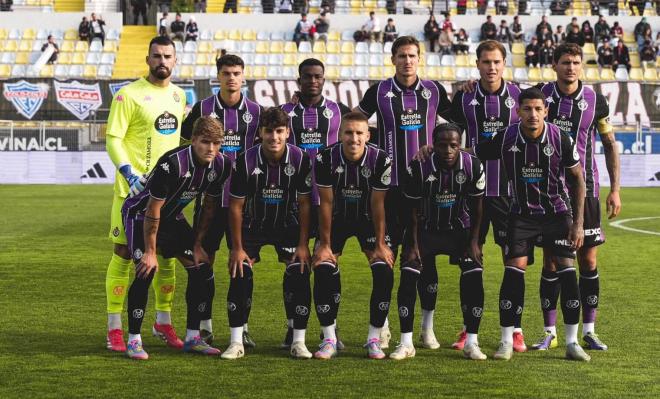 Once del Pucela ante Colo Colo.