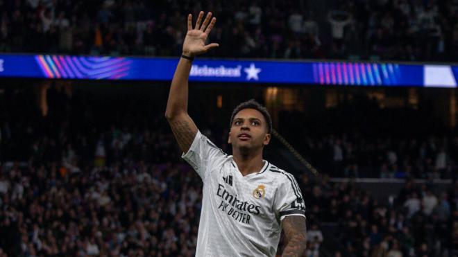 Rodrygo en un partido con el Madrid (Cordon Press)