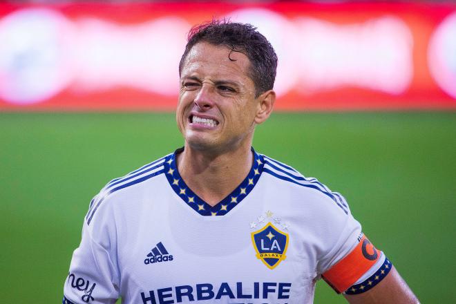 El 'Chicharito', en un encuentro (Foto: Cordon Press).
