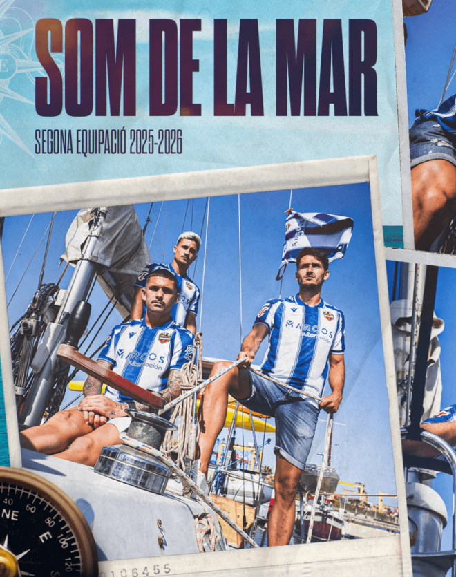 El Levante UD presenta su segunda equipación 2025-26 con guiños al mar