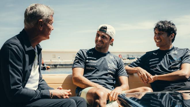 Alex Albon y Carlos Sainz (Foto: Williams Racing).