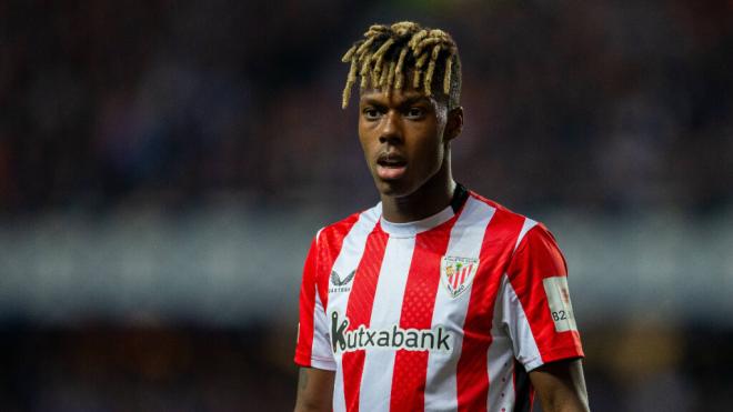 Nico Williams, en un partido del Athletic (Cordon Press)