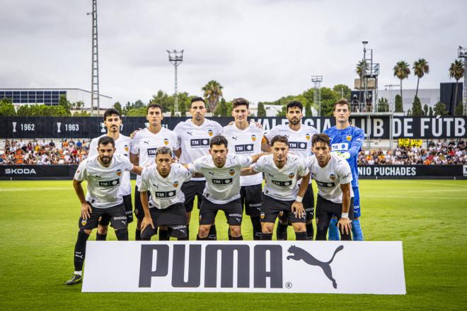 Once titular ante el Leganés (Foto: Valencia CF)