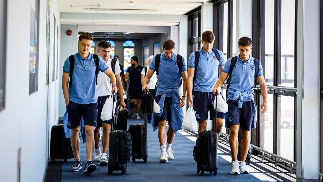 La expedición de la Real Sociedad, a su llegada a Yokohama (Foto: RSO).