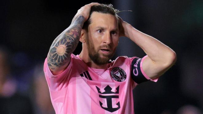 Leo Messi en un partido del Inter de Miami de la MLS (Cordon Press)