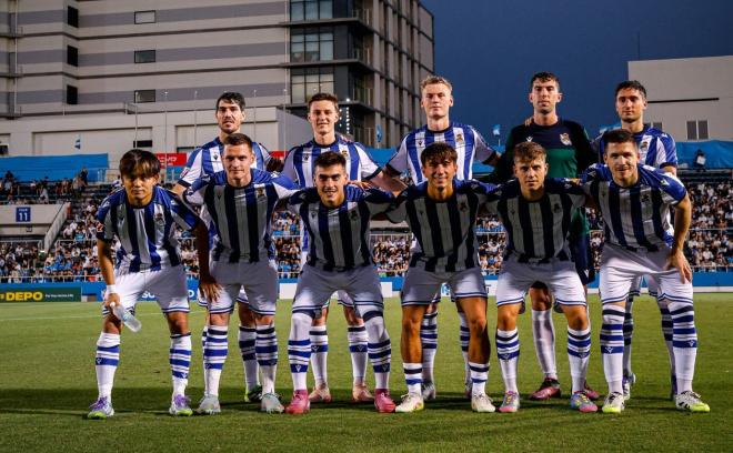 El once de la Real Sociedad en Yokohama (Foto: RSO).