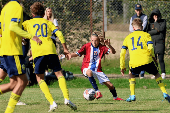 Leo Dorsin, con la selección noruega (Foto: ElDesmarque).