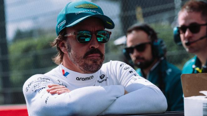 Fernando Alonso, en Spa (Foto: Aston Martin).