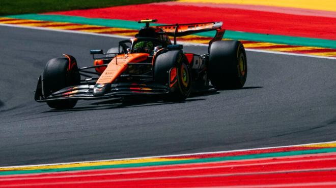 Lando Norris, en Spa (Foto: McLaren).