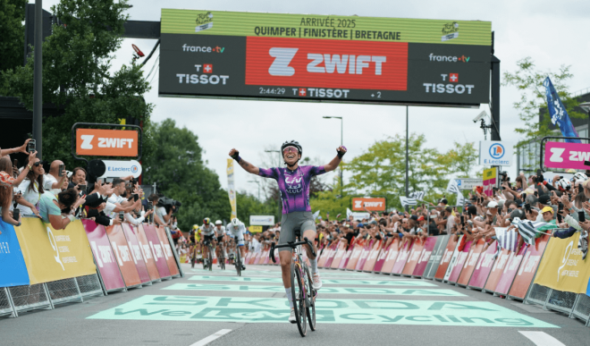 Mavi García se lleva la victoria en la segunda etapa del Tour (FOTO: @LeTourFemmes).