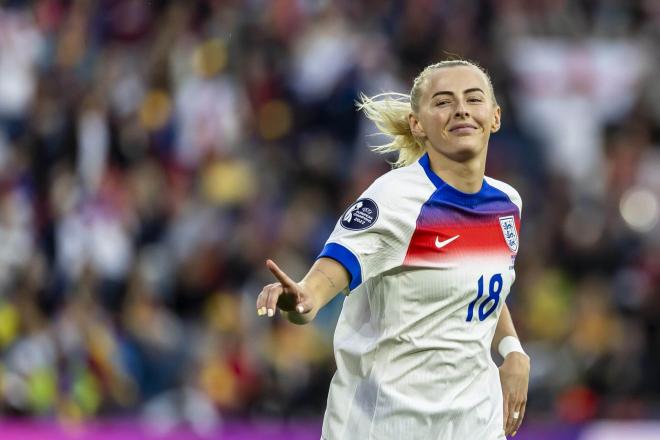 Kelly celebra el gol definitivo en la final de la Euro 2025 (FOTO: EFE).