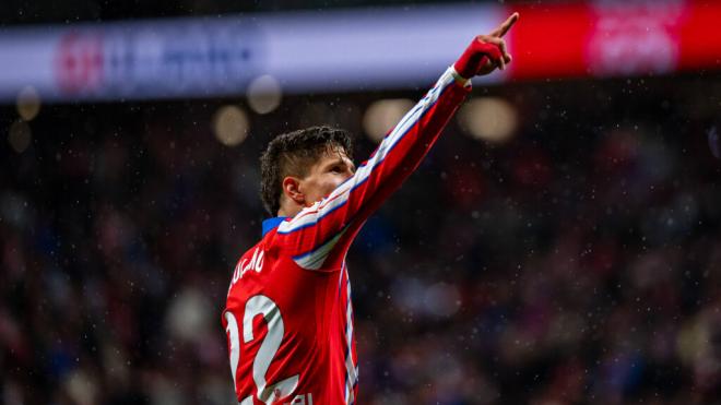 Giuliano Simeone celebrando un gol (Cordon Press)