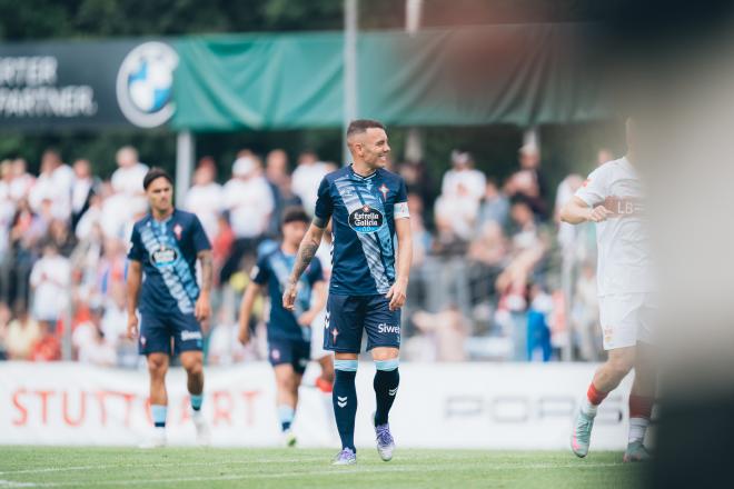 Iago Aspas ante el Stuttgart (Foto: Celta).