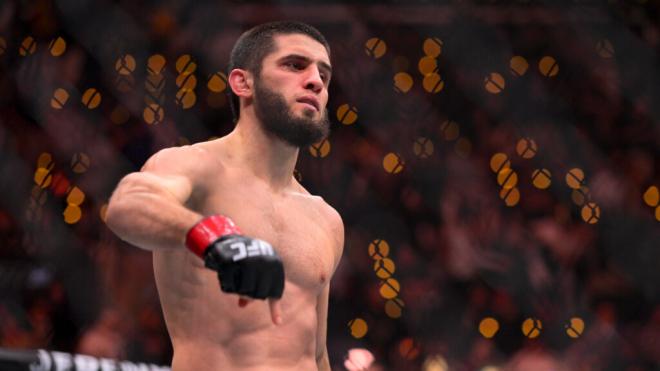 Islam Makhachev en un combate de la UFC (Cordon Press)