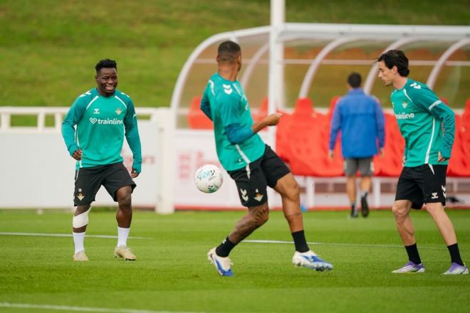 Mawuli, en la pretemporada del Betis en Inglaterra (Foto: RBB).