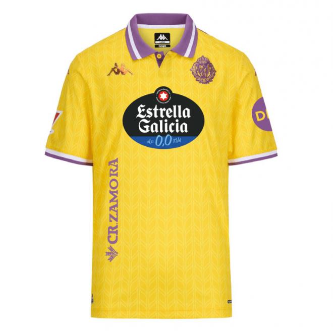 Tercera camiseta del Real Valladolid.