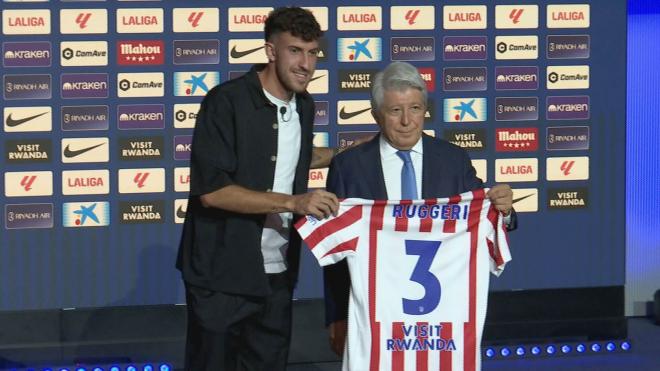 Mateo Ruggeri jugará con el Atlético de Madrid con el dorsal 3.