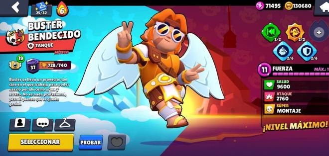La skin Buster Bendecido en Brawl Stars