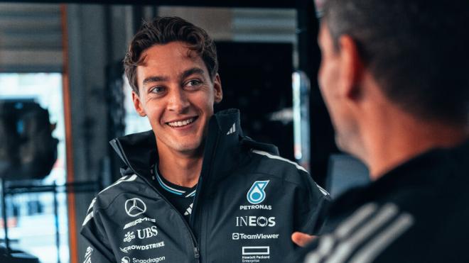 George Russell, en Spa (Foto: Mercedes).