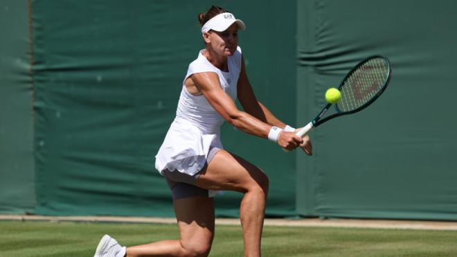 Veronika Kudermetova en un partido de tenis (Cordon Press)