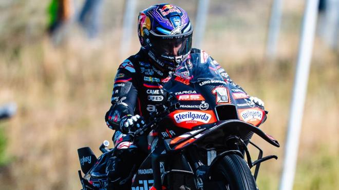 Jorge Martín, en Brno (Foto: Aprilia).