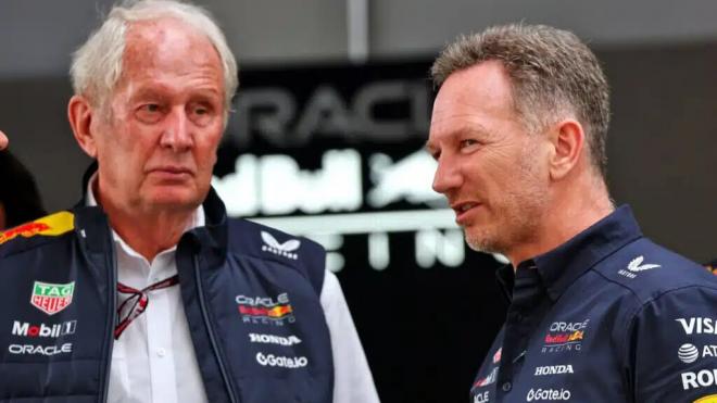 Helmut Marko y Christian Horner (Foto: Red Bull).