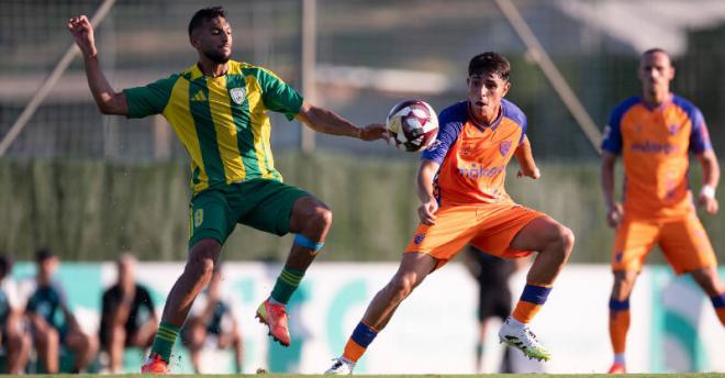 Lance del amistoso Málaga - AlWakrah (Foto: Málaga CF).