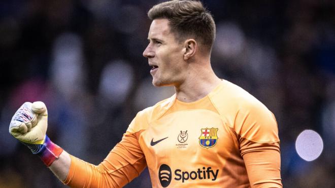Ter Stegen en un partido con el Barça (Cordon Press)