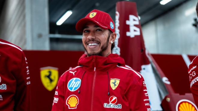 Lewis Hamilton, en Spa (Foto: Ferrari).