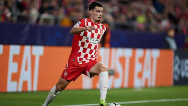Miguel Gutiérrez con el Girona (Cordon Press)
