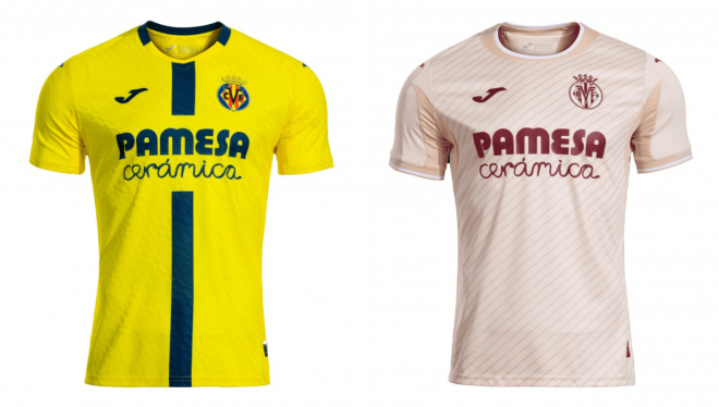 Las camisetas del Villarreal 2025/2026.