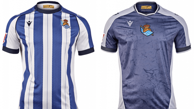 Las camisetas de la Real Sociedad 2025/2026.