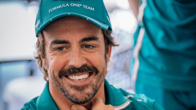 Fernando Alonso, en Hungría (Foto: Aston Martin).