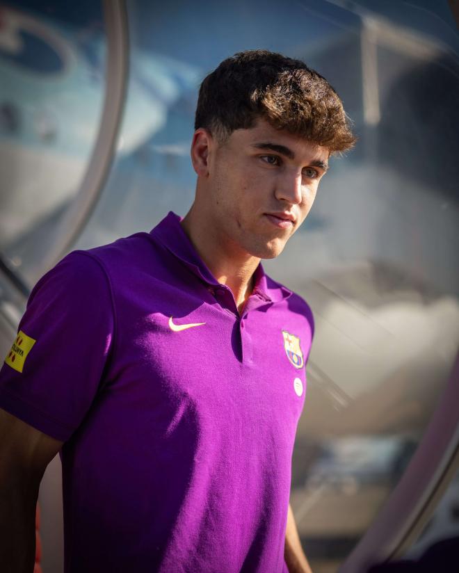 Pau Cubarsí en la pretemporada del Barça (Redes Sociales)