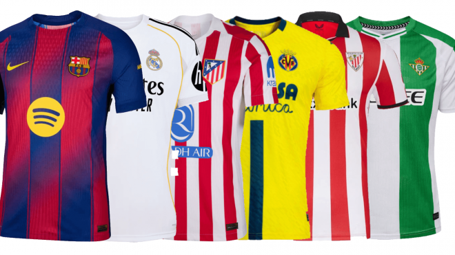 Las nuevas camisetas de LaLiga EA Sports 2025/2026.